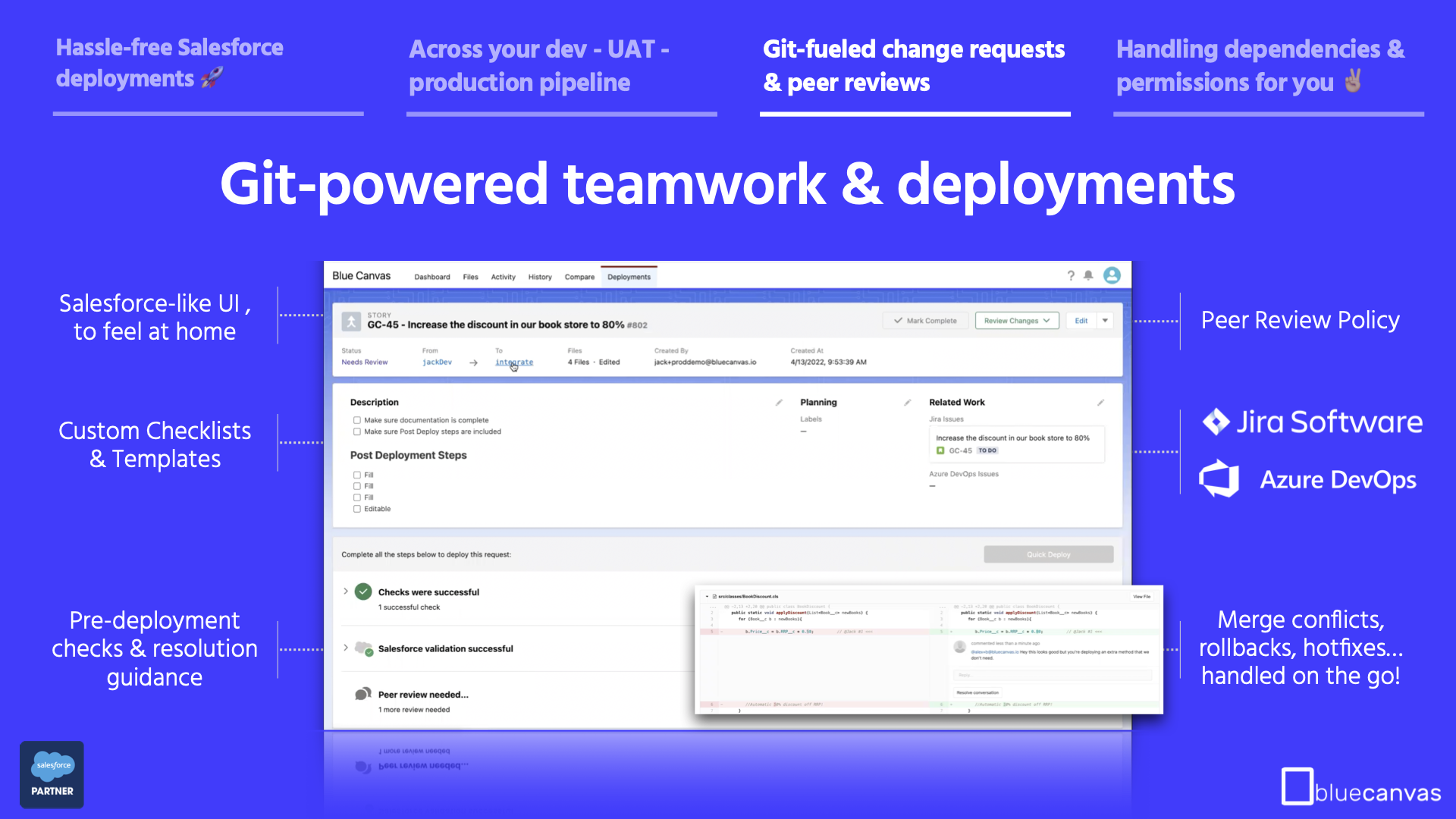 screenshot of Blue Canvas